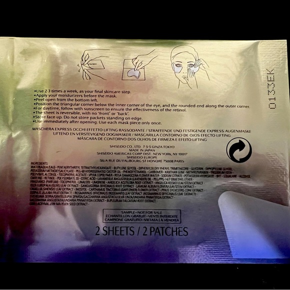 6 new pieces of Shiseido eye mask - Picture 4 of 5